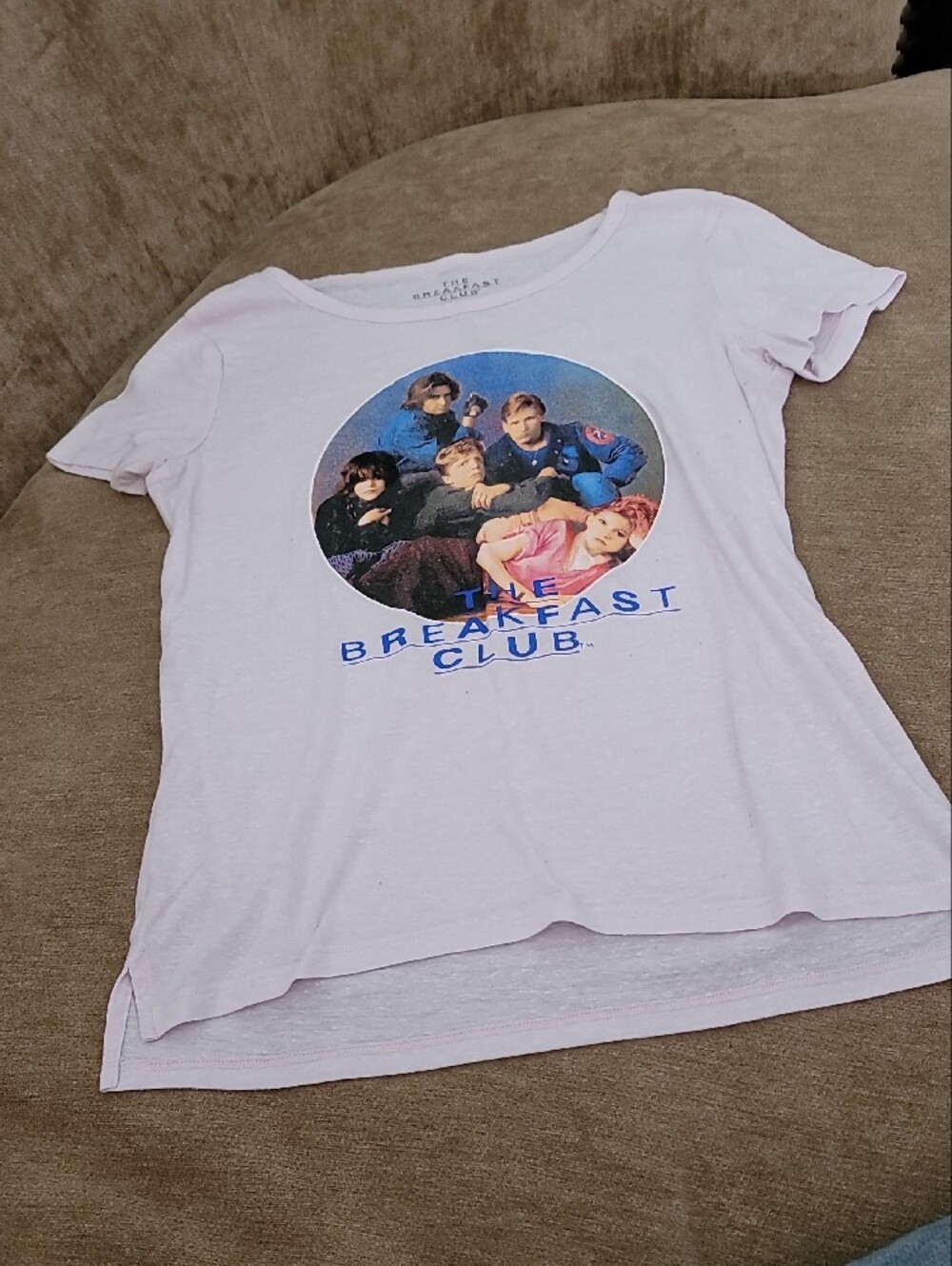 The Breakfast Club Graphic Tee for Women - Light Pink